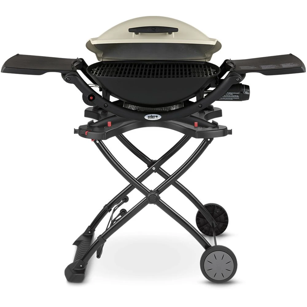 Weber Q2200 Portable Propane Gas Grill With Side Tables On Scissor Cart (WEB-54060001-WEB-6557) 2 Weber Q2200 Portable Propane Gas Grill With Side Tables On Scissor Cart (WEB-54060001-WEB-6557) - Image 2