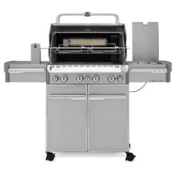 Weber Summit 4-Burner Freestanding Gas Grill With Rotisserie, Sear Station And Side Burner (WEB-E-S-470) -Smokey Ridge Grills Shop web 7170001 d 05 22