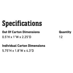 Weber RapidFire Fire Starters, 12pc (WEB-7480) -Smokey Ridge Grills Shop web 7480 spec a 05 22