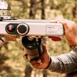 Weber Traveler Portable Propane Gas Grill With Side Table -Smokey Ridge Grills Shop web 9010001 f 05 22