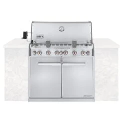 Weber Summit 6-Burner Built-In Gas Grill With Rotisserie, Sear Station And Access Doors (WEB-S-660)