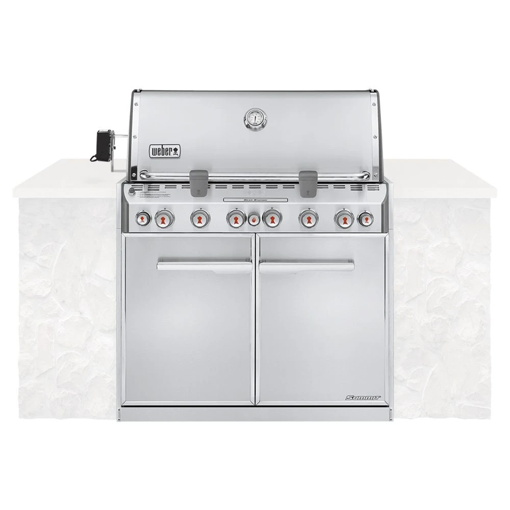 Weber Summit 6-Burner Built-In Gas Grill With Rotisserie, Sear Station And Access Doors (WEB-S-660) 1 Weber Summit 6-Burner Built-In Gas Grill With Rotisserie, Sear Station And Access Doors (WEB-S-660)